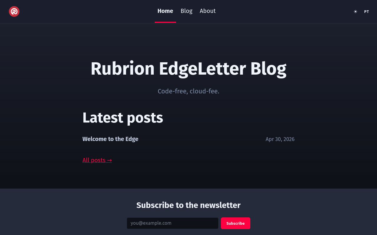 EdgeLetter — Newsletters & publishing, under your brand
